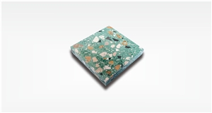 Tropical Green Terrazzo Tile Indonesia Floor Tile