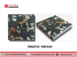 Venus Black Terrazzo Tile Indonesia Floor Tile Venus Black Terrazzo Tile Indonesia Floor Tile