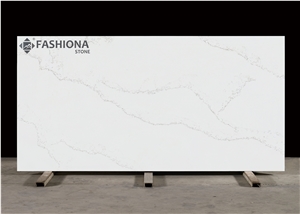 Calacatta Quartz Surface Slab for Counter Top Fab718