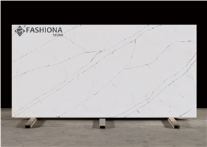 Calacatta Quartz Surface Slab for Counter Top Fab722