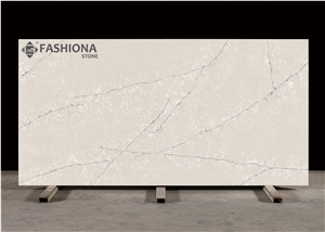 Calacatta Quartz Surface Slab for Counter Top Fab725t