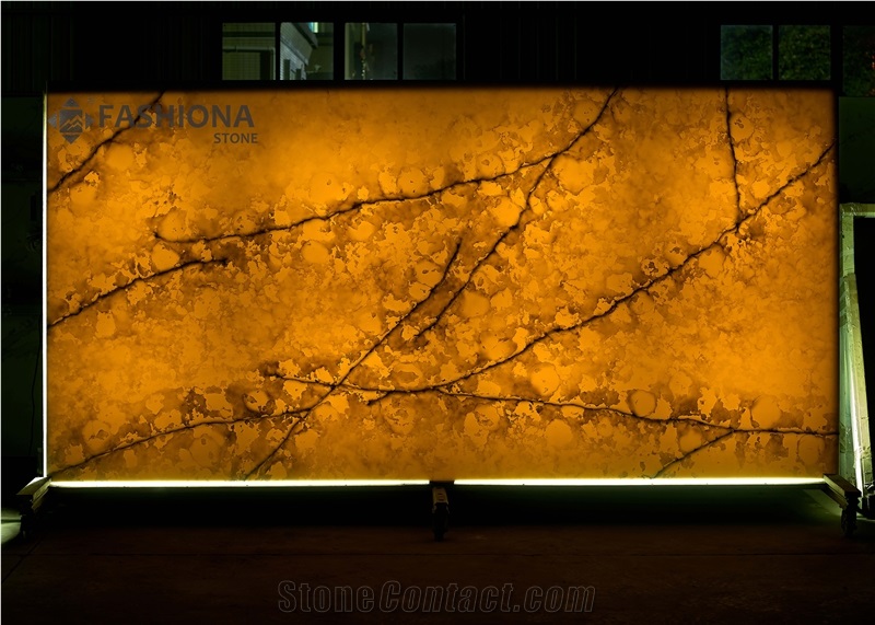 Calacatta Quartz Surface Slab for Counter Top Fab725t