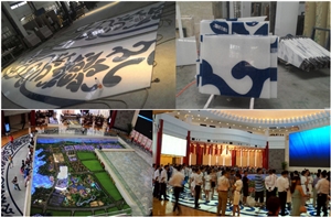 Floor Coverings Backlit, Jade Glass Cutting Size