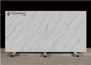 Travertine Quartz Surface Slab for Counter Top Fad302