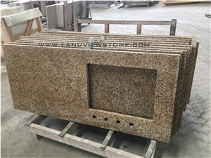 Sunset Gold Granite Vanity Top, G350 Bathroom Top