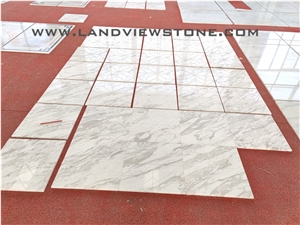 Volakas White Cnc Marble Tiles 3d Wall Panel