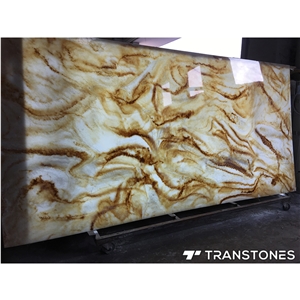 Artificial Onyx Panel Sheet Stone Wall Cladding