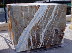 Blue Jeans Marble Blocks