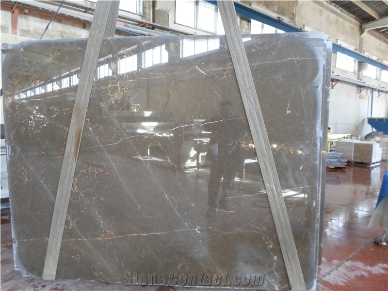 Bronze Brown Marble Slabs, Olive Maron