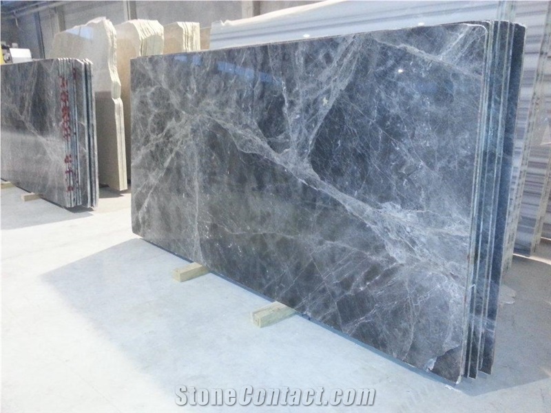 Claros Grey Marble Slabs
