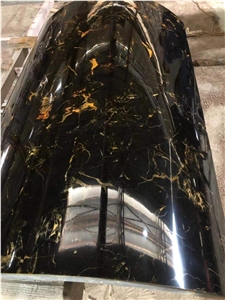 Black and White Marble Pillar Skin Hollow Column