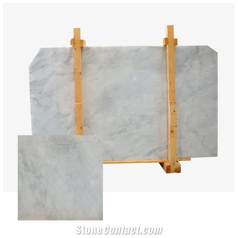 Afyon White Arcobaleno Marble Slabs
