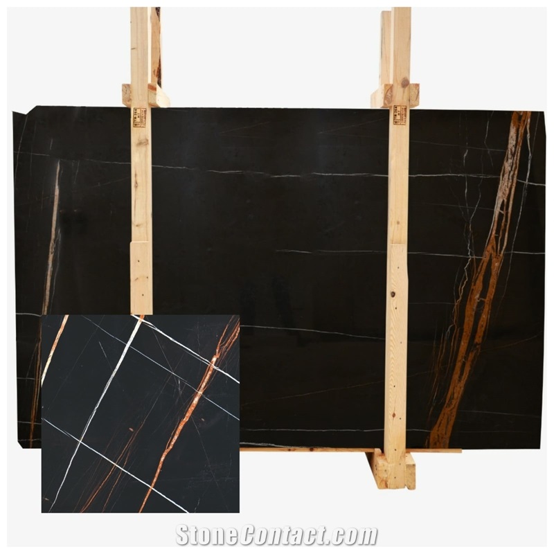 Black Aziza Slabs, Sahara Noir Slabs