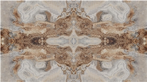 Silver Onyx Slabs Bookmatch