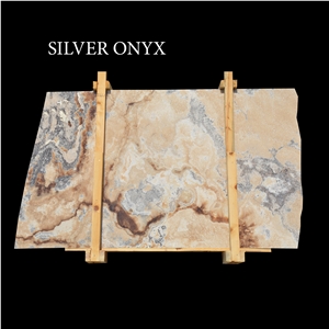 Silver Onyx Slabs, Grey Onyx Slabs