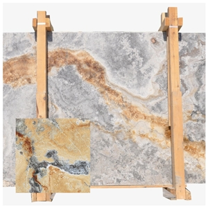 Silver Onyx Slabs, Grey Onyx Slabs