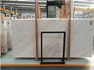 China Rose Rainbow Marble Pink Wall Stone Slab