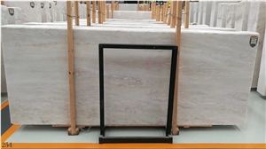 China Rose Rainbow Marble Pink Wall Stone Slab