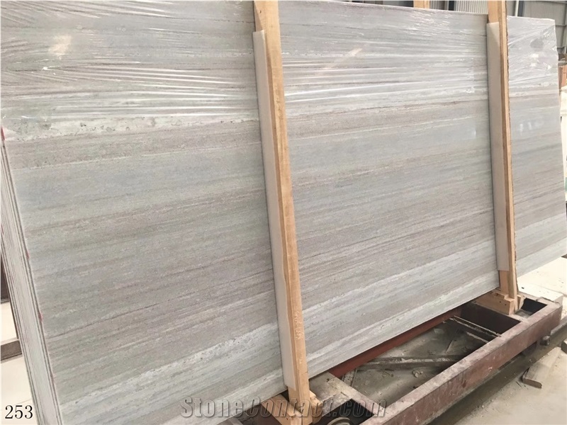 Crystal Wood Grain Marble Wooden White Vein