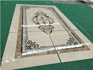 Natural Marble Mosaic Waterjet Medallions Tile