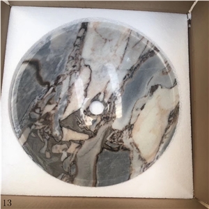 Top Quality Green Marble Round Sinks