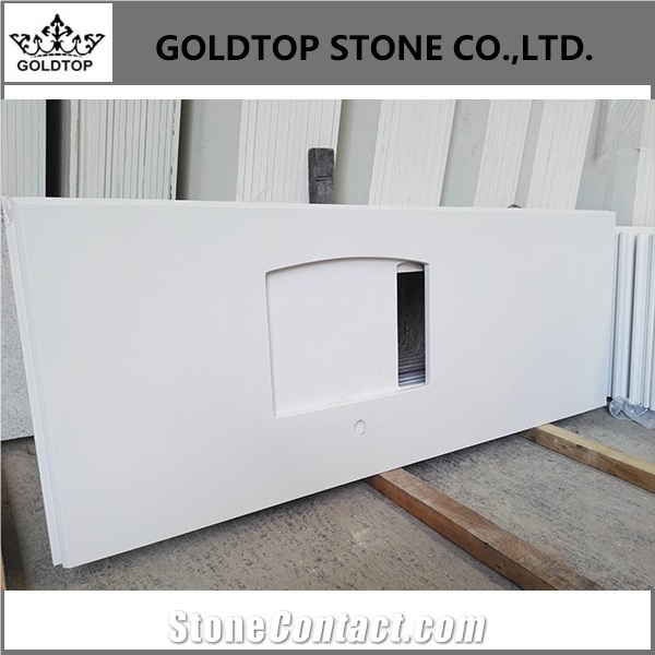 Artificial Stone Pure White Quartz Countertops