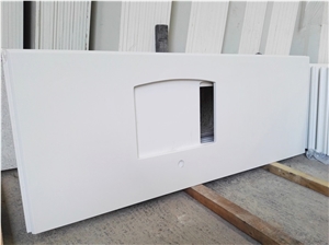 Caesarstone Pure White Vanity Top Prefab Top