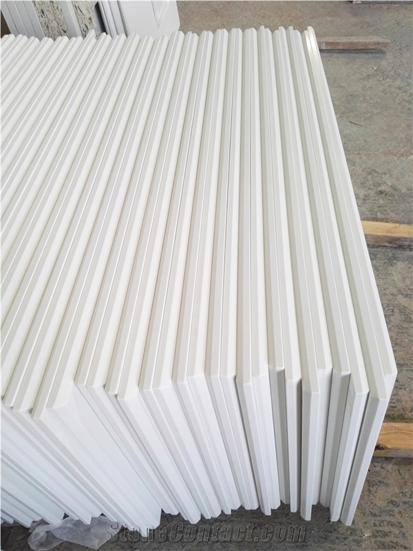 Caesarstone Pure White Vanity Top Prefab Top