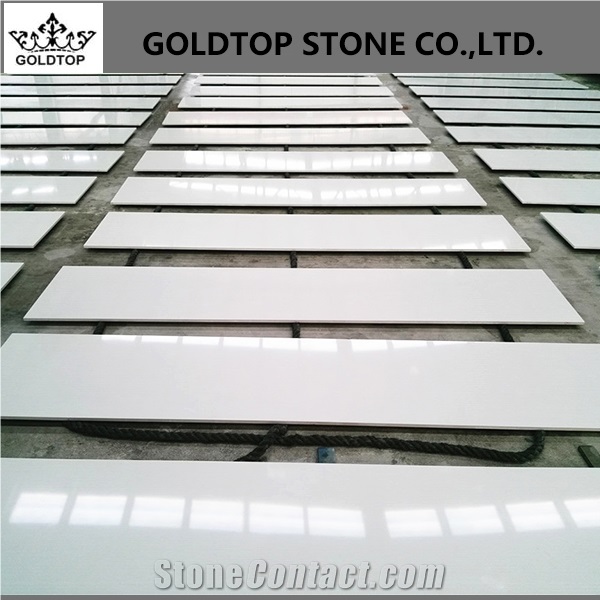 Super White Quartz Countertops for Kitchen 2021