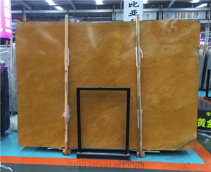 Kellen Gold Marble China Yellow Stone Slabs