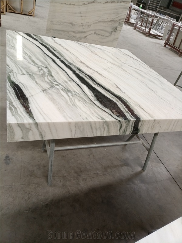 Panda White Marble Precut Stone Stair Steps Riser