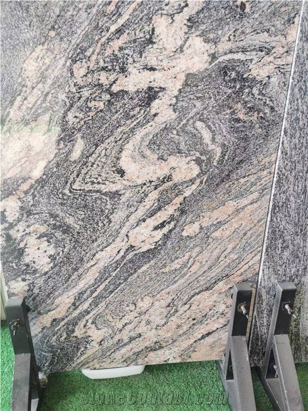Polished Flamed Bush Hammered Pink Juparana