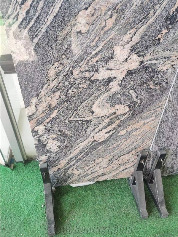 Polished Flamed Bush Hammered Pink Juparana