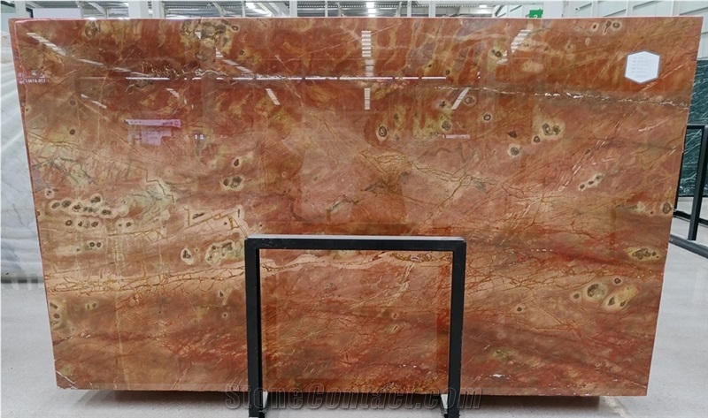 Ruby Red Marble Slabs, Polished Marble Slab