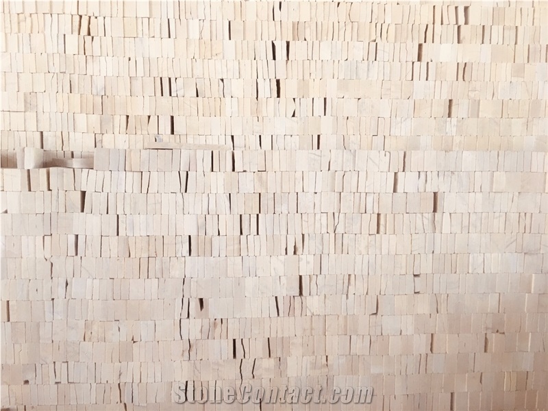 Split Face Yellow Marble Wall Panels