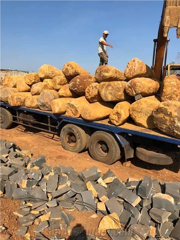 Basalt Loose Stone for Wall Building