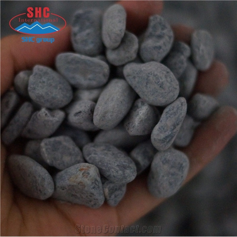 Black Natural Color Rock Stone for Landscape