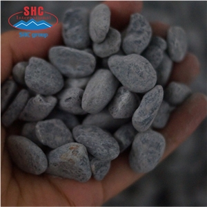 Black Natural Color Rock Stone for Landscape