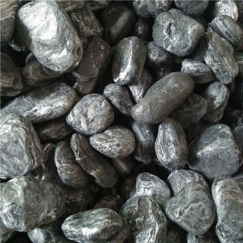 Black Pebble Stone for Pathway Paving and Floor