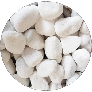 Crushed White Landscaping Gravel Decoration Pebble