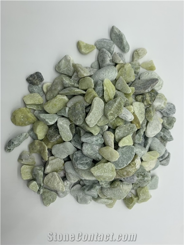 Green Pebbles Rocks Stone for Garden