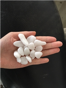 Marble Tumble Pebbles Stone Snow White
