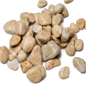 Natural Yellow Tumbled Stone for Decoration Home