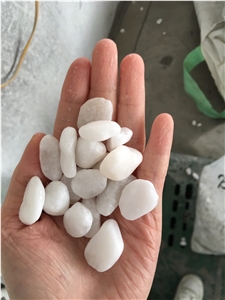 Pebble Ship Stone White Color