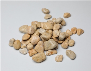 Round Mixed Colors Decoration Gravel Pebble Stone