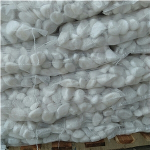 Snow White Crystal Pebbles Stone Marble