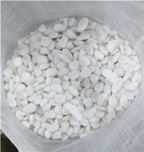 Snow White Marble Stone for Decorating Aquarium