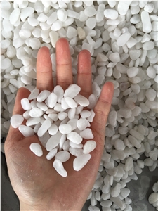 Snow White Tumble Stone for Decorating Garden