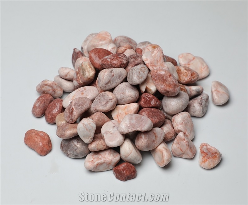 Tumbled Multiple Colors Garden Gravel Pebble