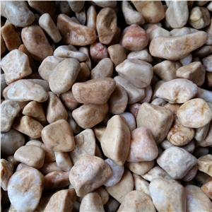 Unpolished Gold Yellow Garden Gravel Decor Pebble